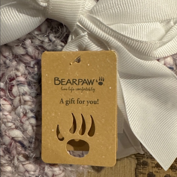 BearPaw Knit Gift Set includes multi color scarf and hat NWT - Picture 2 of 5
